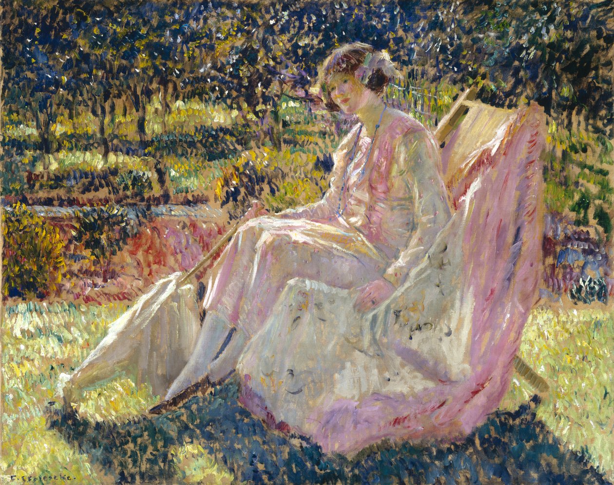 Bagno di sole, c.1913 da Frederick Carl Frieseke