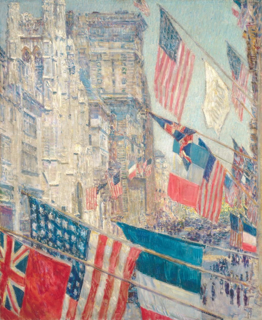 Giorno degli Alleati, maggio 1917, 1917 da Frederick Childe Hassam