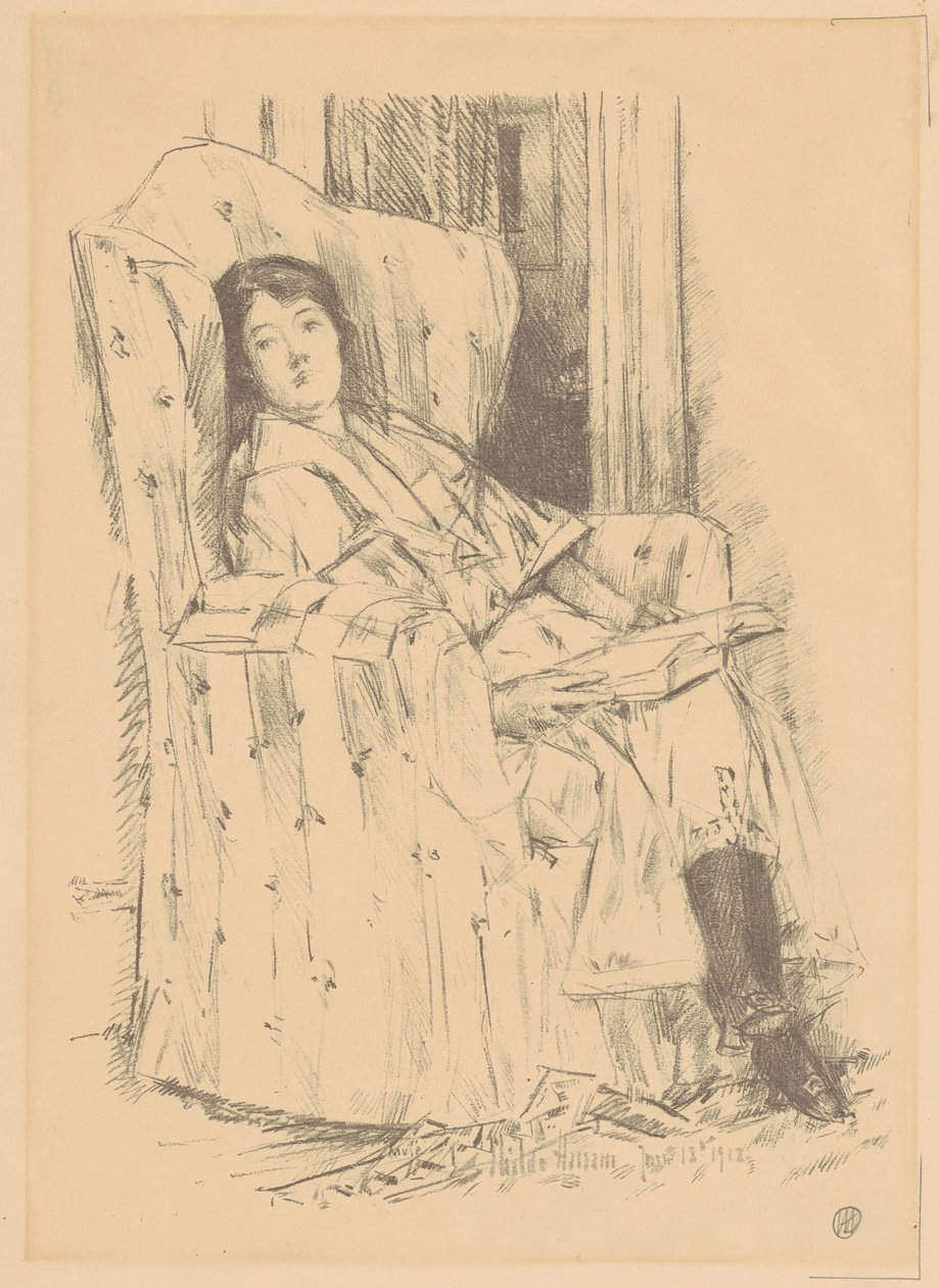 Deshabille, 1918 da Frederick Childe Hassam