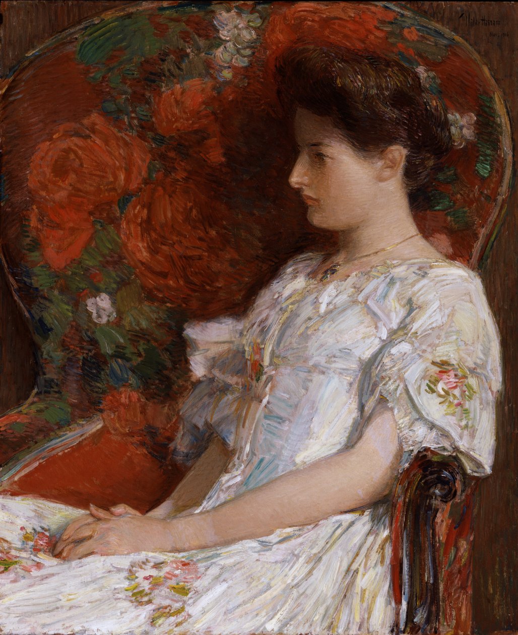 La sedia vittoriana da Frederick Childe Hassam