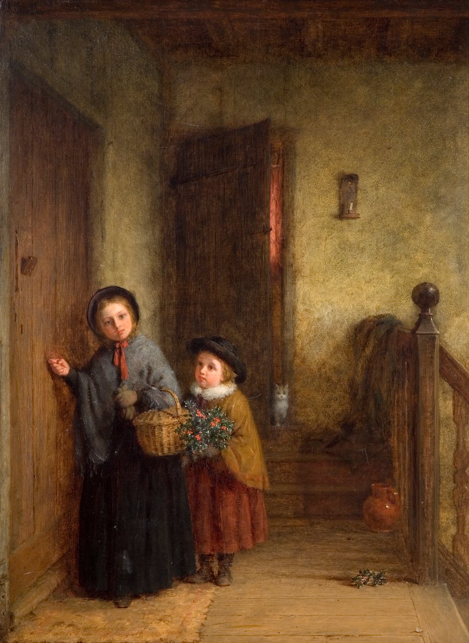 Visitatori di Natale da Frederick Daniel Hardy