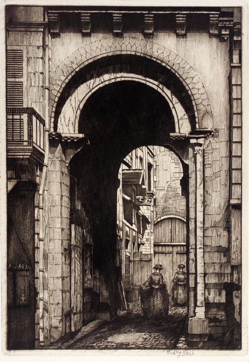 Antica porta, Nevers da Frederick G. Hall