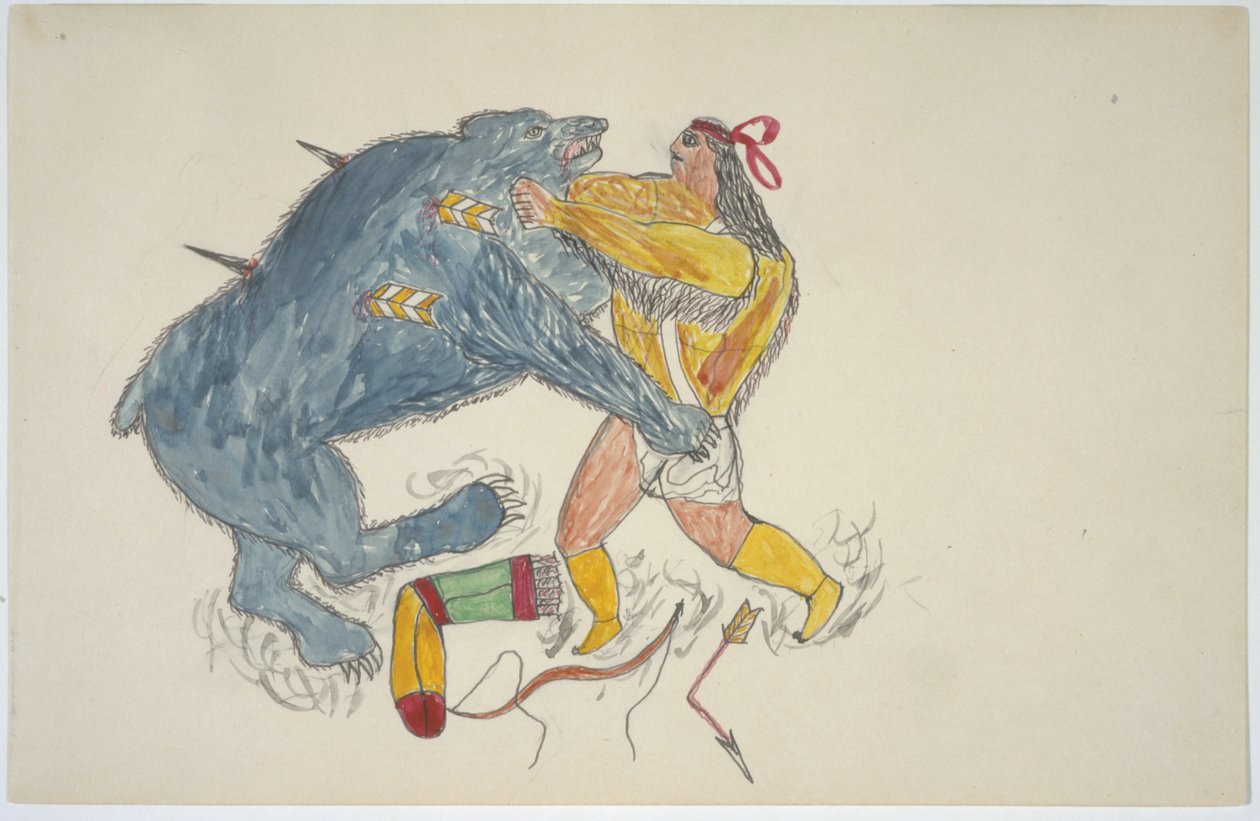 Uomo e orso da Frederick Gokliz