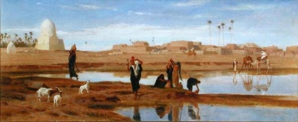 Sulle rive del Nilo da Frederick Goodall
