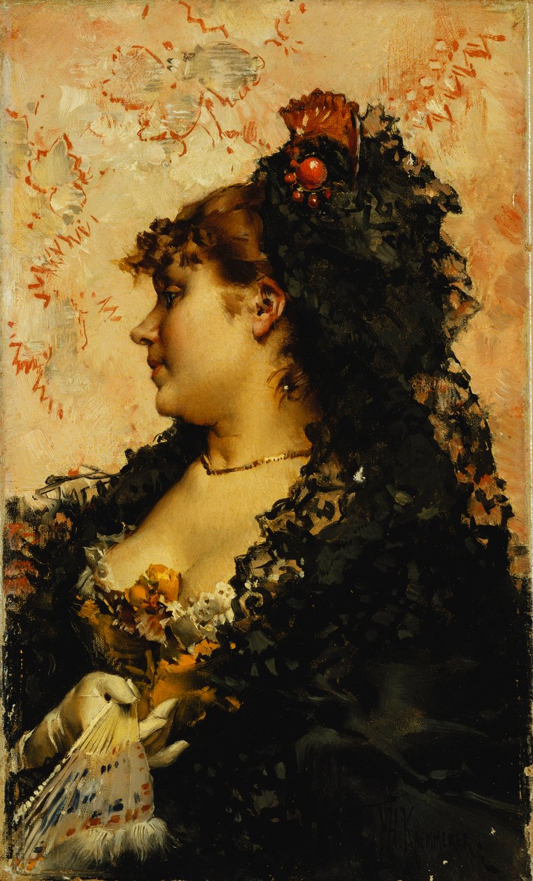 Una bellezza spagnola da Frederick Hendrick Kaemmerer