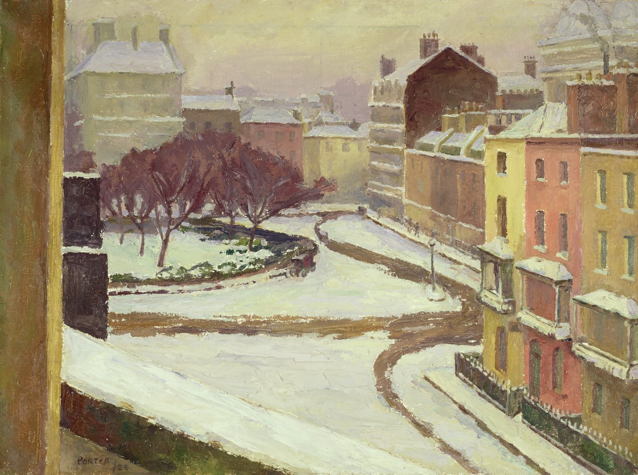 Neve in Hanover Square, Londra da Frederick James Porter