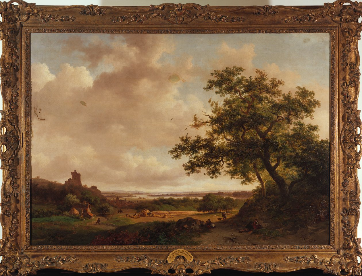 Veduta sulla Mosa, Olanda, 1859 da Frederick Marianus Kruseman