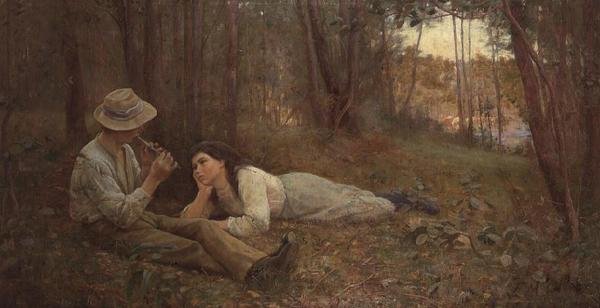 Il Suonatore di Flauto da Frederick McCubbin