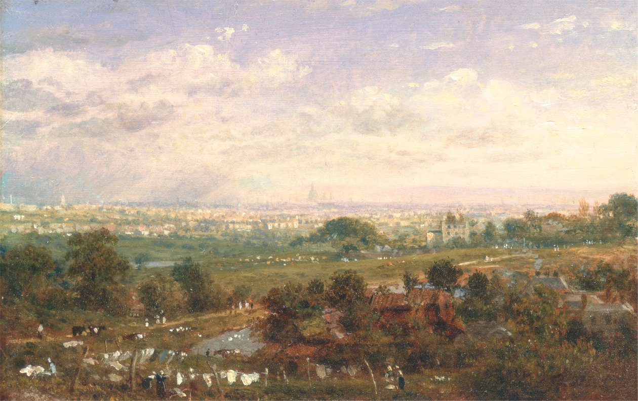 Londra da Islington Hill da Frederick Nash