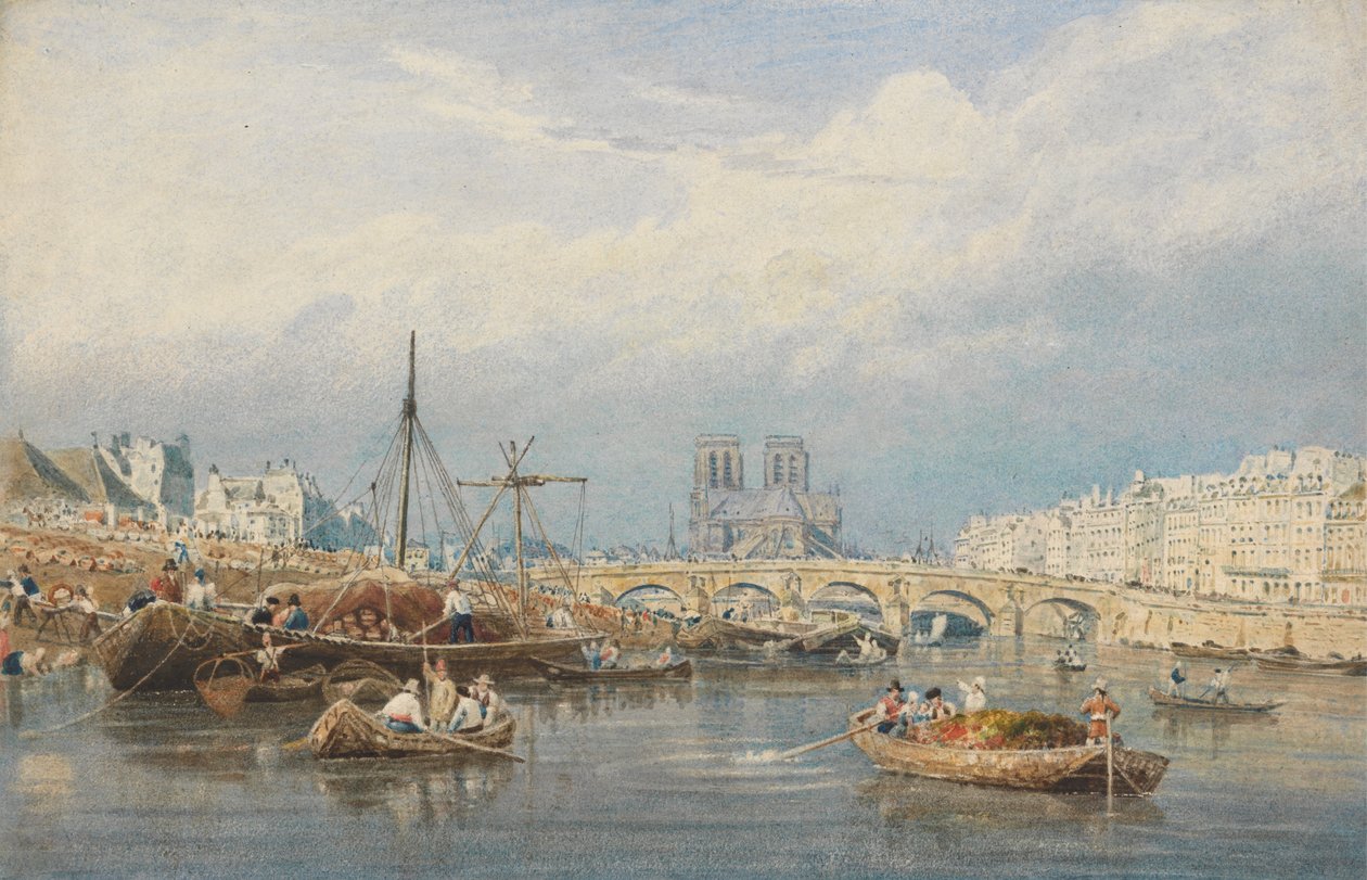 La Senna con Notre Dame da Frederick Nash