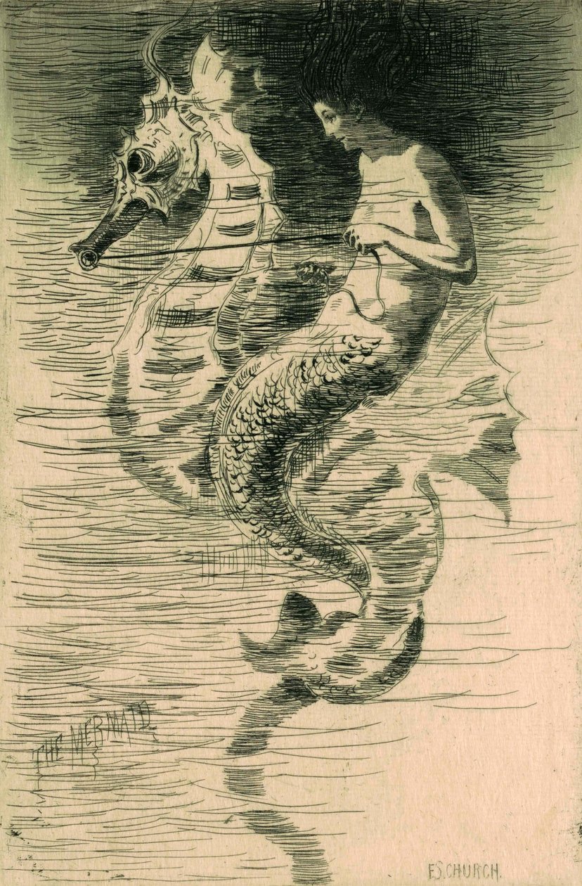 La sirena, c.1881 da Frederick Stuart Church