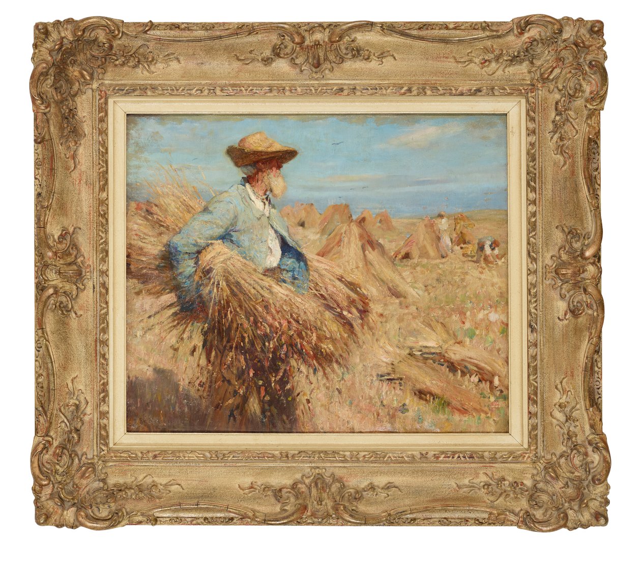 Tempo di raccolto (olio su tela) da Frederick William Jackson