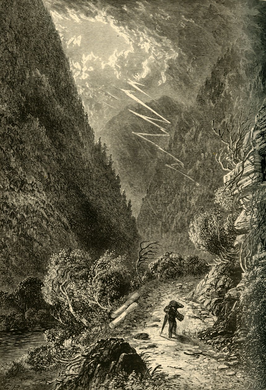 Sinking Run, Sopra Tyrone, 1874 da Frederick William Quartley