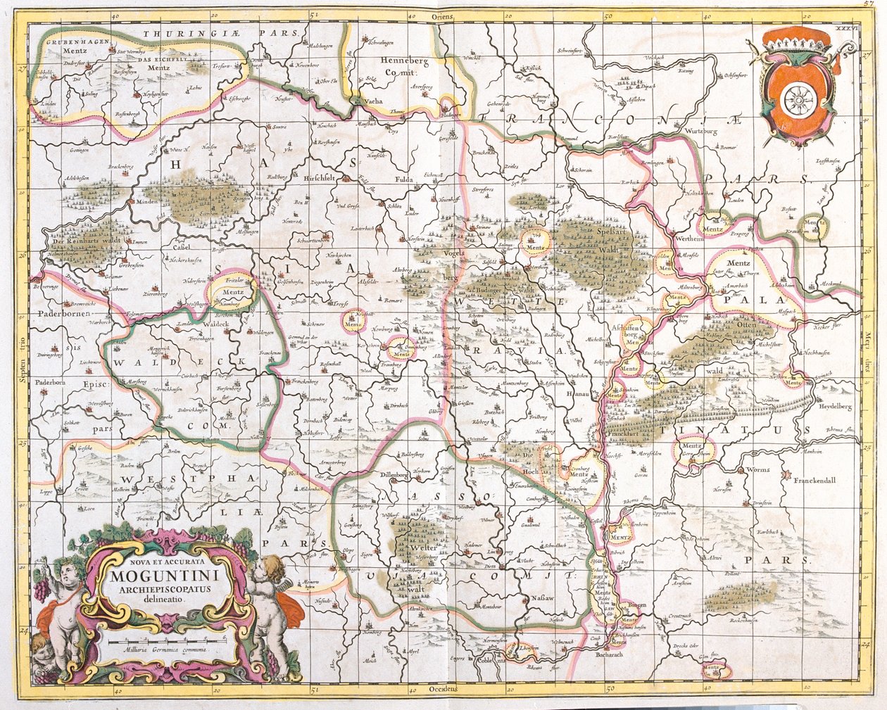 Baviera, Assia, Renania-Palatinato, Germania da Frederick de Wit