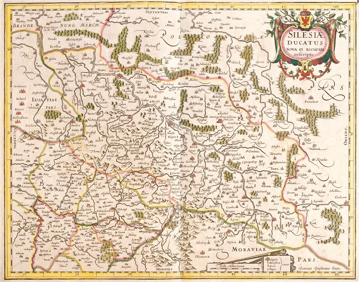 Polonia sud-occidentale, Repubblica Ceca nord-orientale da Frederick de Wit