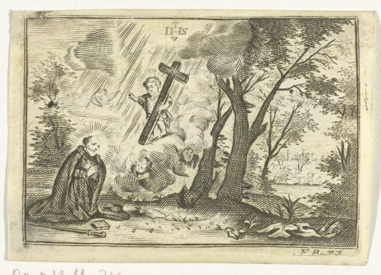 Santo con visione di Cristo da Frederik Bouttats (I)