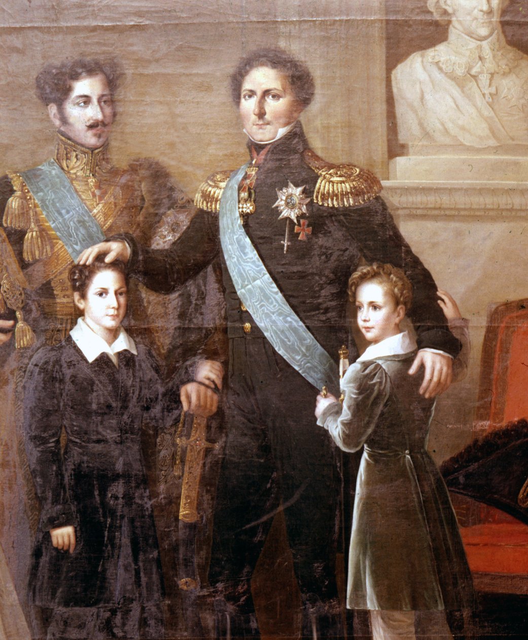 La dinastia Bernadotte di Svezia (dettaglio) da Fredric Westin