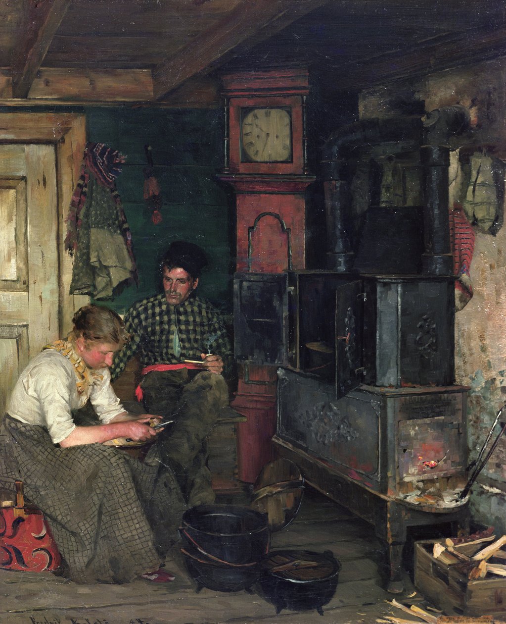 Casa di un pescatore da Fredrik Kolstoe