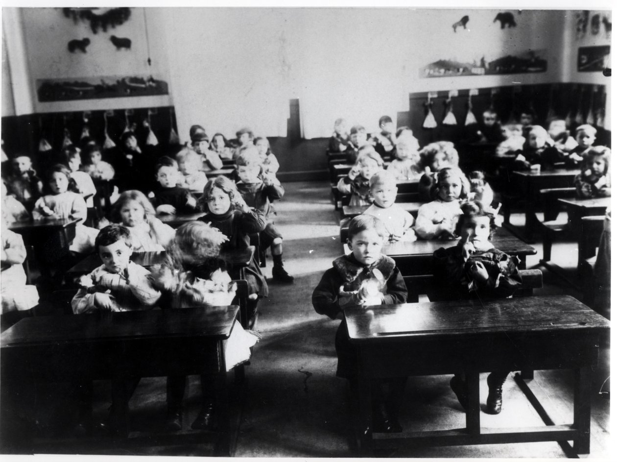 Bambini in una classe da French Photographer