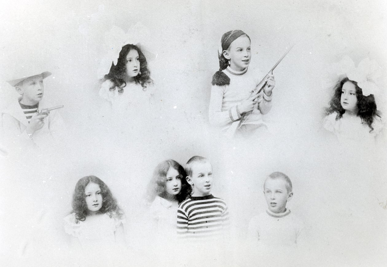 Nipoti della seconda moglie di Monet: Famiglia Americana da French Photographer