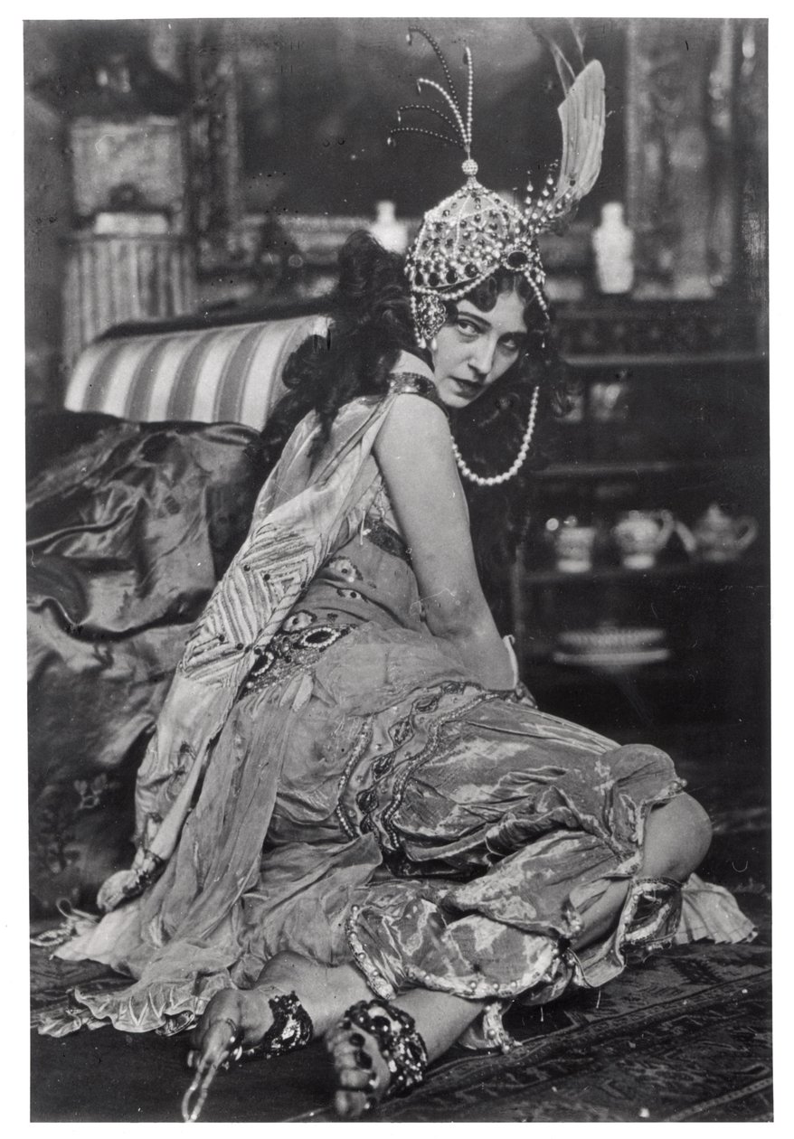 Ida Rubinstein come Zobeide in Scheherazade, c.1910 da French Photographer