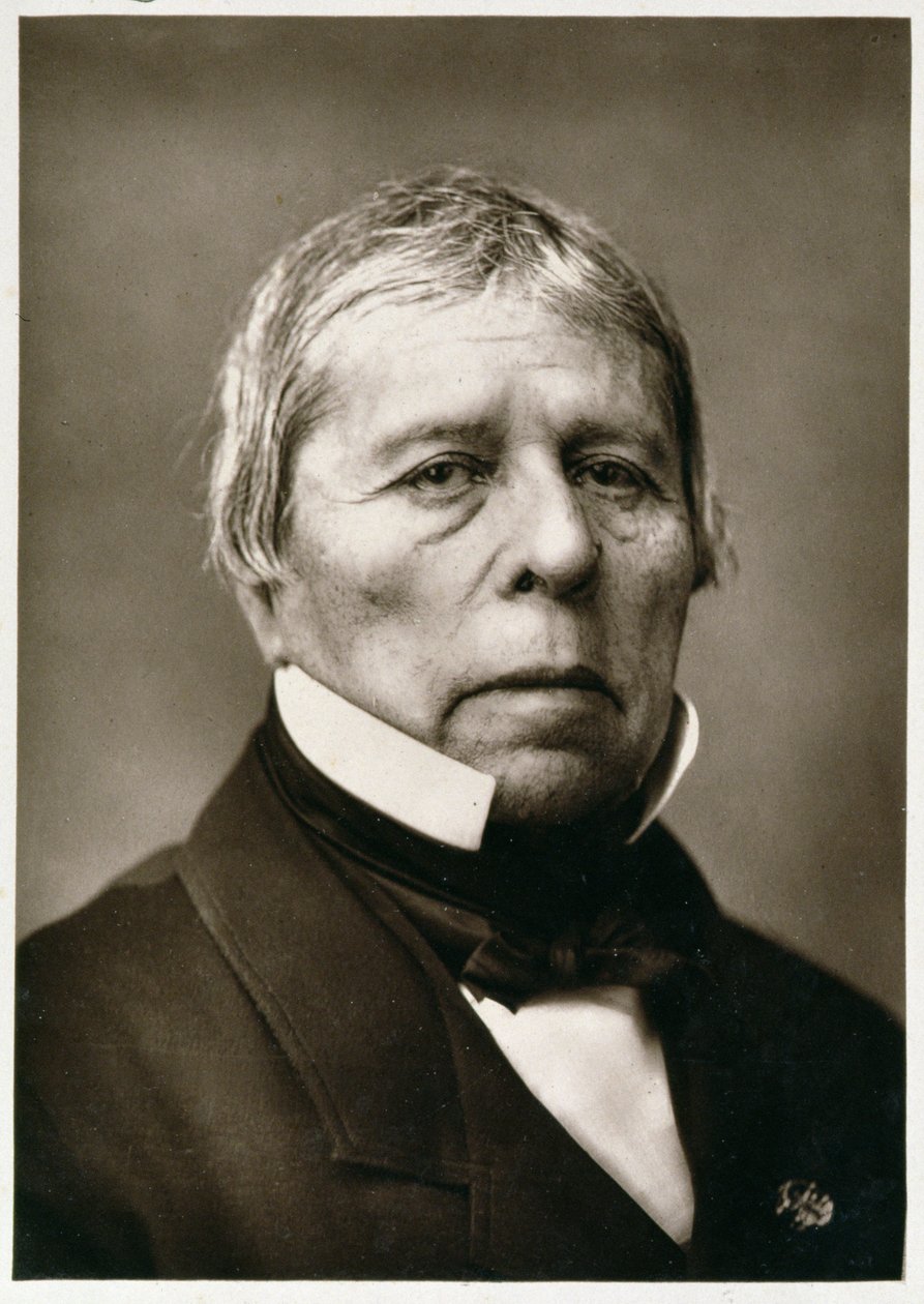 Jean Auguste Dominique Ingres (1780-1867), da Galerie Contemporaine, c.1874-78 da French Photographer