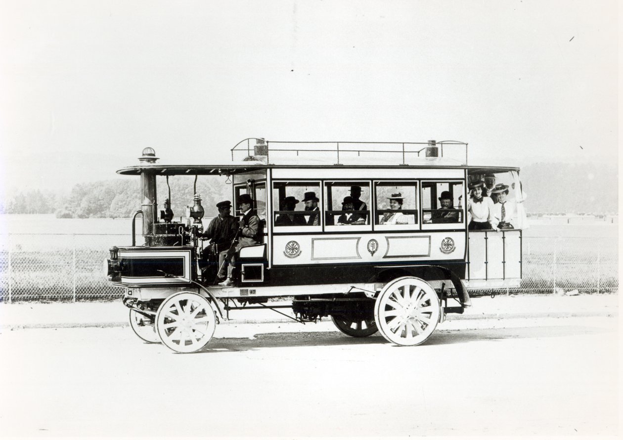 Omnibus a vapore, 1903 da French Photographer