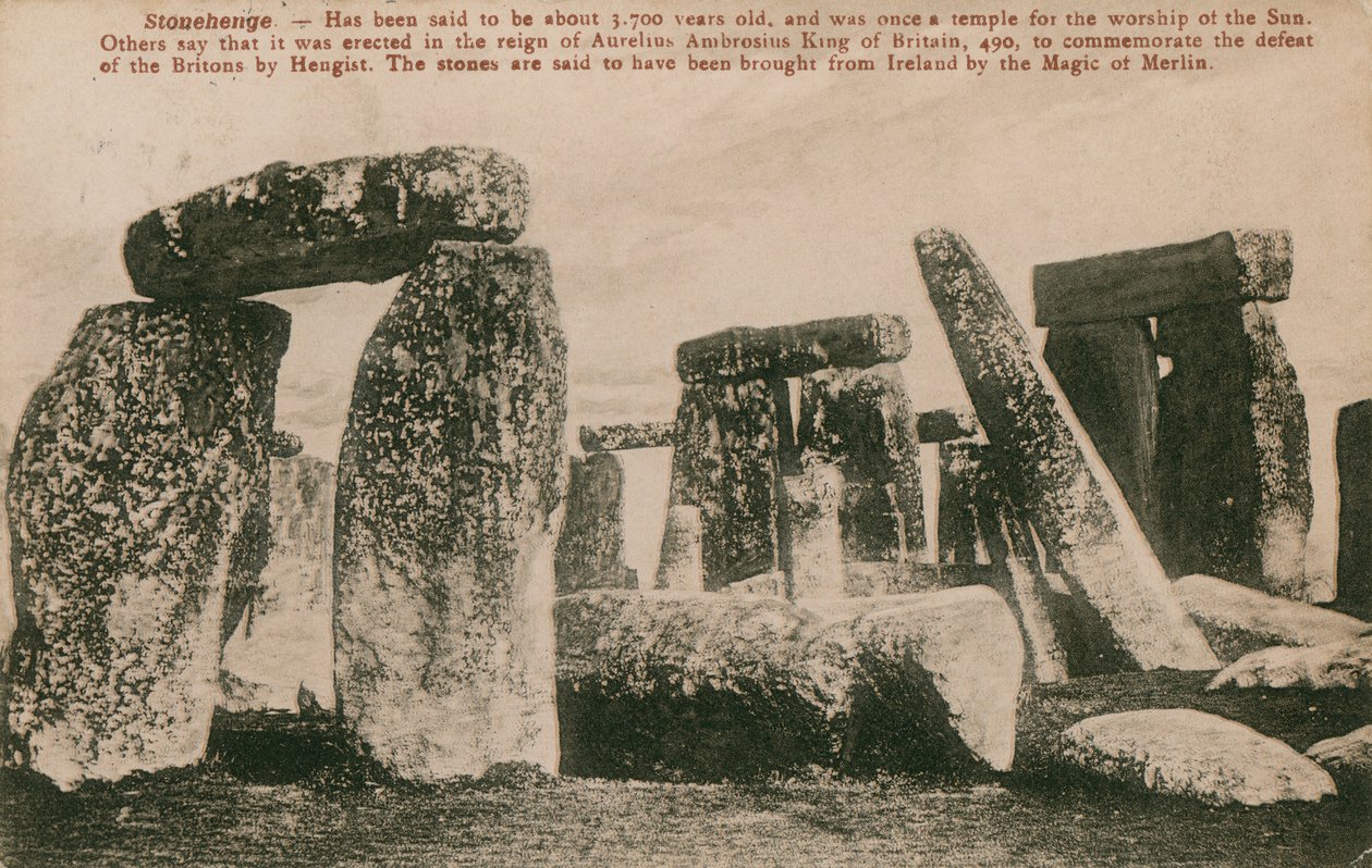 Stonehenge - cerchio di pietre dell