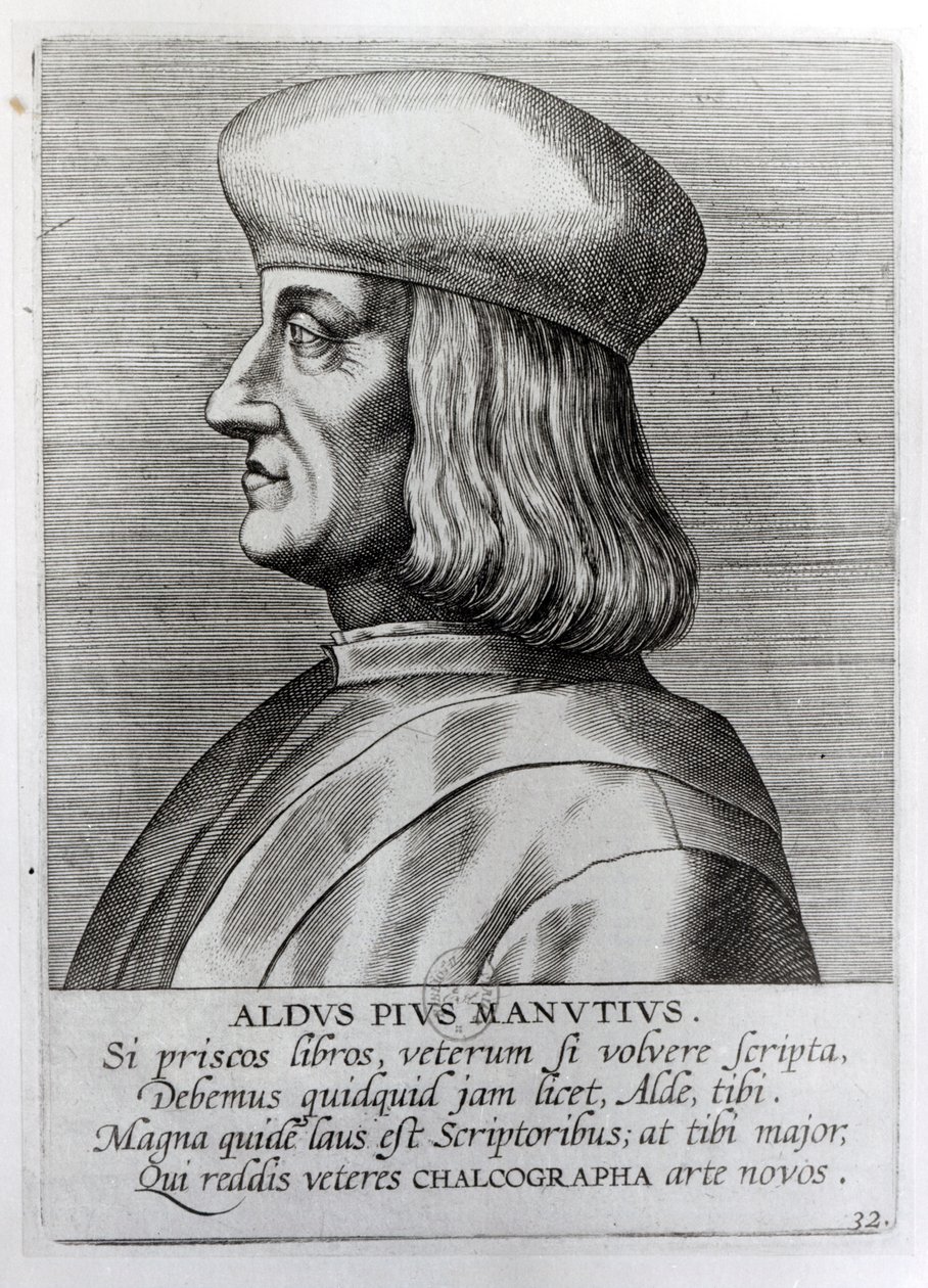 Aldo Manuzio (1449-1515) da French School