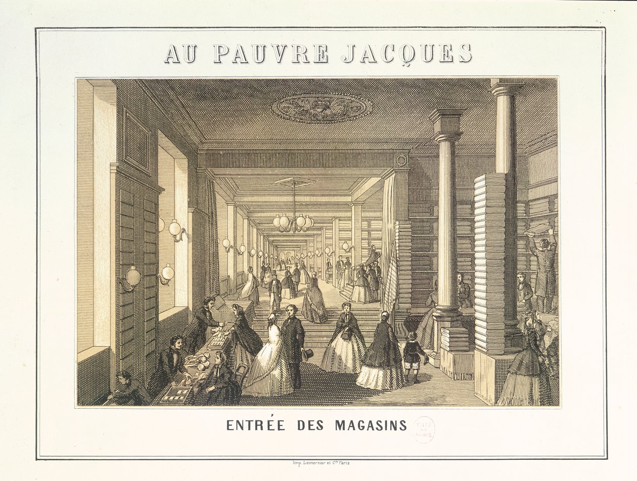 Au Pauvre Jacques: Ingresso ai negozi da French School