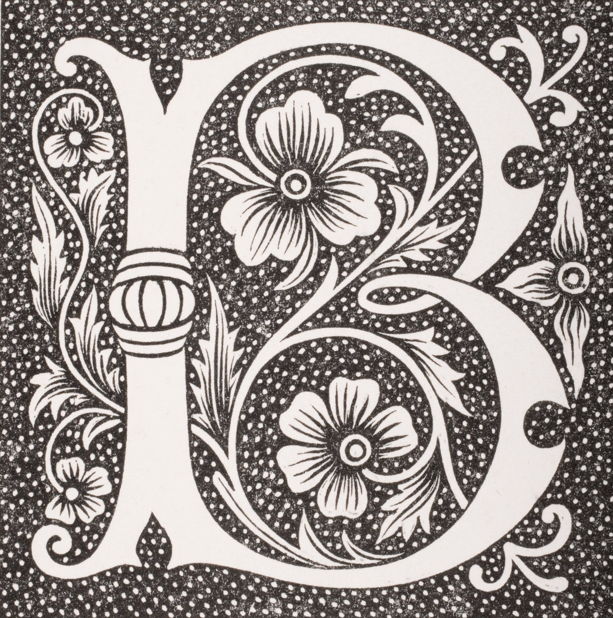 Lettera decorata 