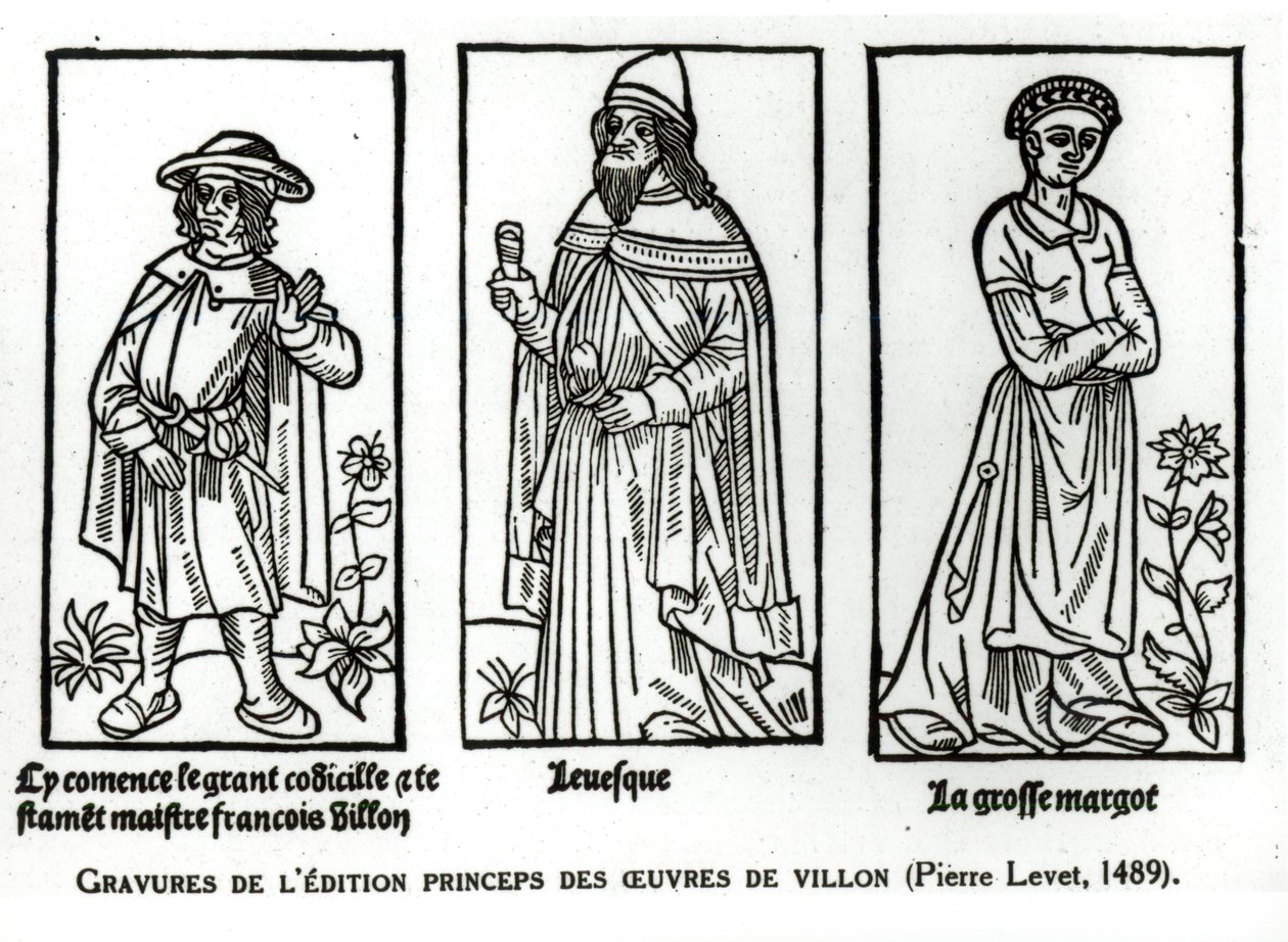 Francois Villon (1431-63) Vescovo Thibaud d