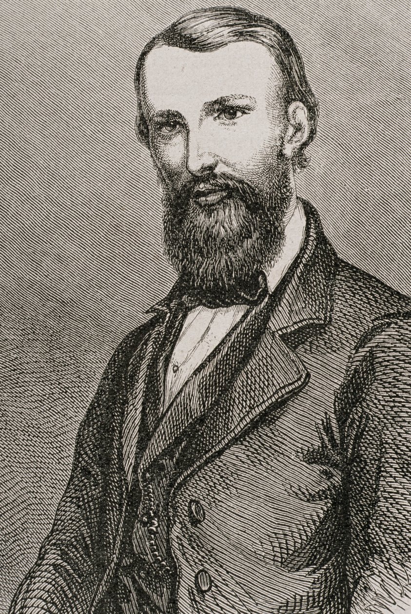 John William Wills (1834-61), esploratore inglese, da 