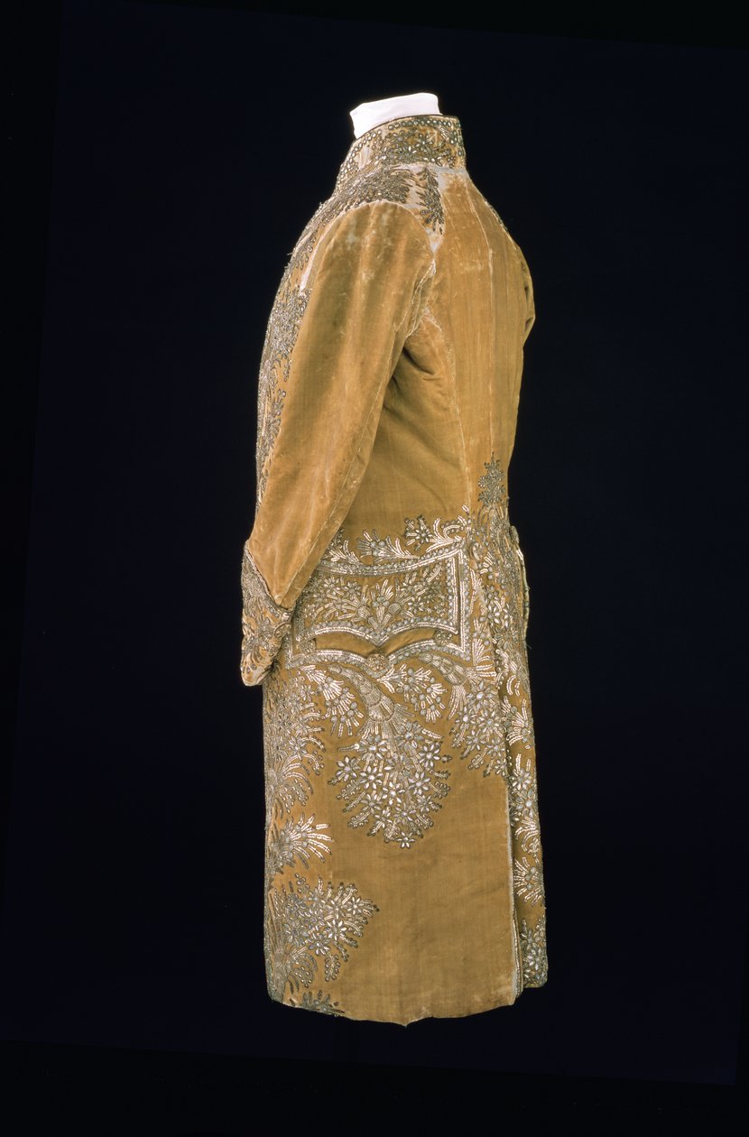 Cappotto da uomo, fine XVIII secolo da French School