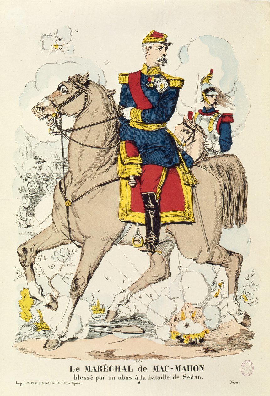 Maresciallo Edme Patrice Maurice de Macmahon (1808-93) da French School
