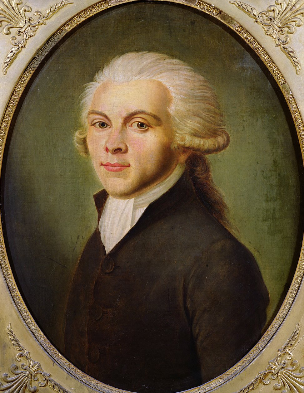 Maximilien de Robespierre (1758-94) c.1793 da French School