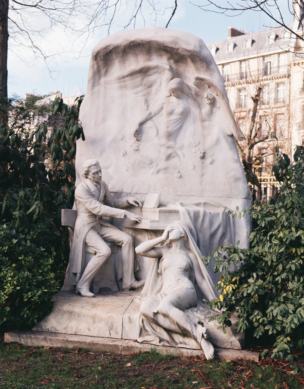 Monumento a Frederic Chopin (1810-49) da French School