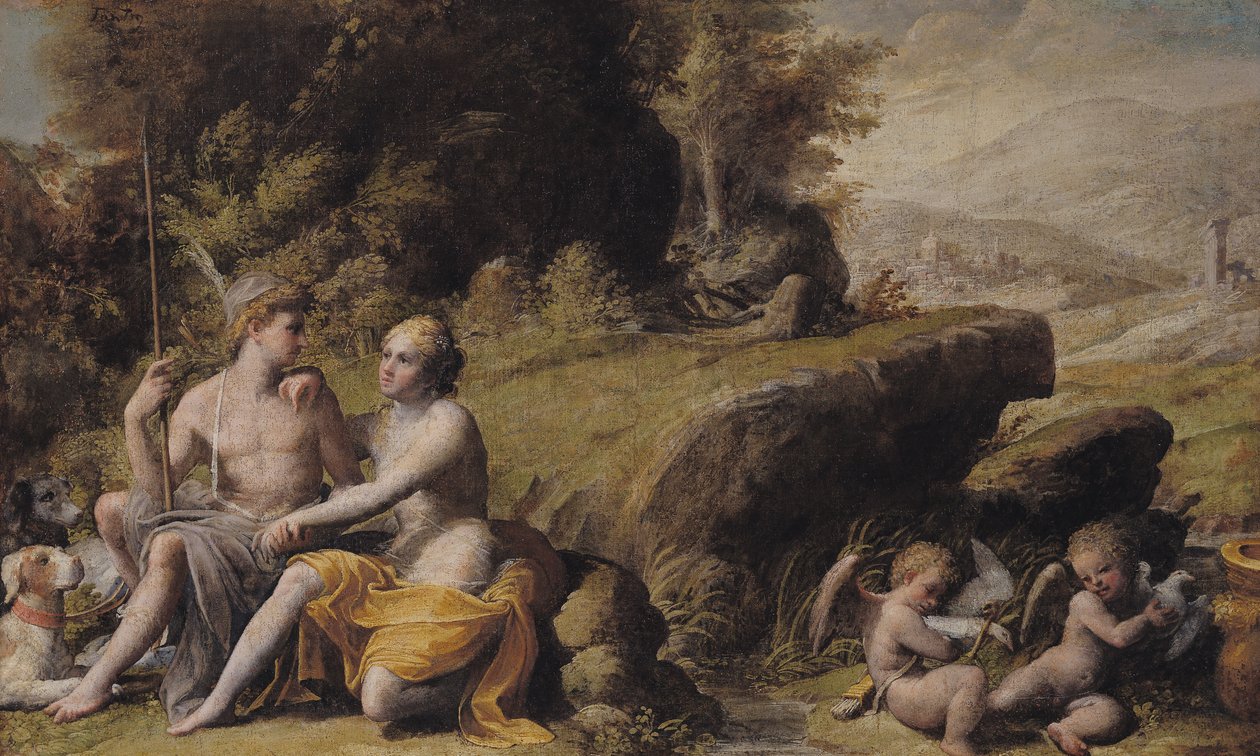 Scena mitologica da French School