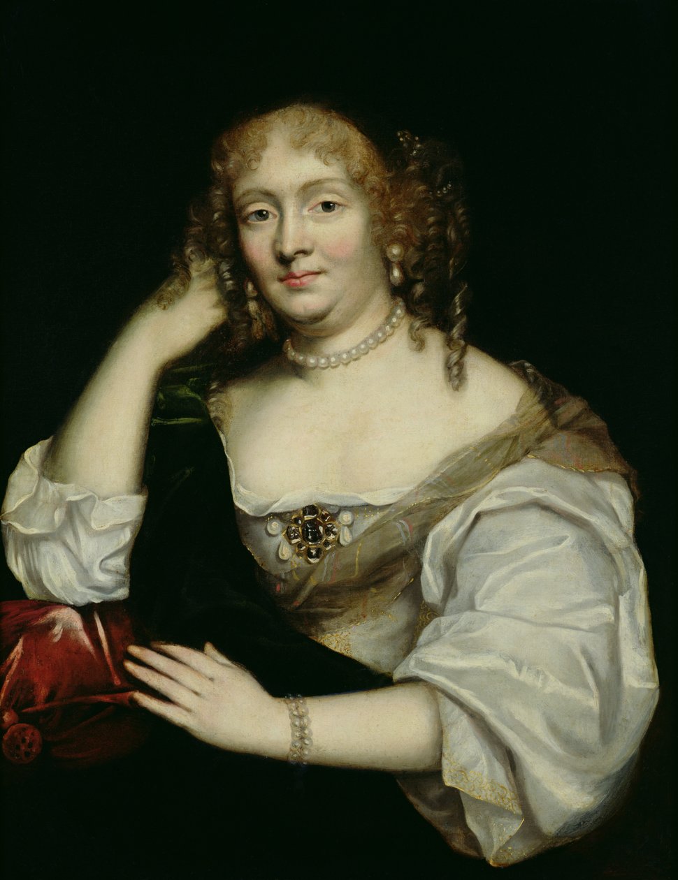 Ritratto di Marie de Rabutin-Chantal (1626-97) marchesa di Sévigné, dopo il 1670 da French School