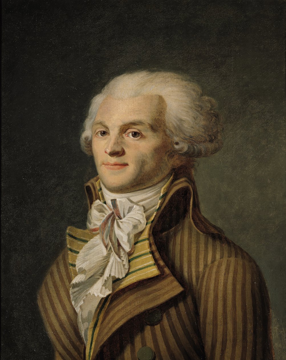 Ritratto di Maximilien de Robespierre (1758-94) da French School