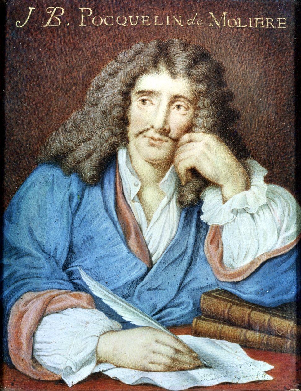 Ritratto di Moliere (1622-73) da French School