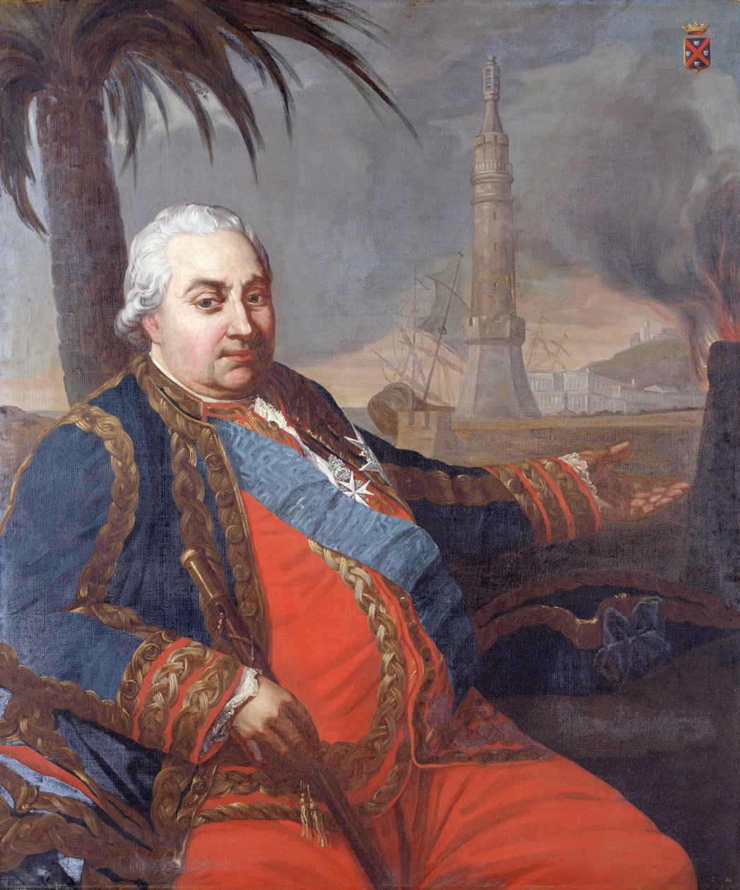 Ritratto di Pierre André de Suffren di Saint-Tropez da French School