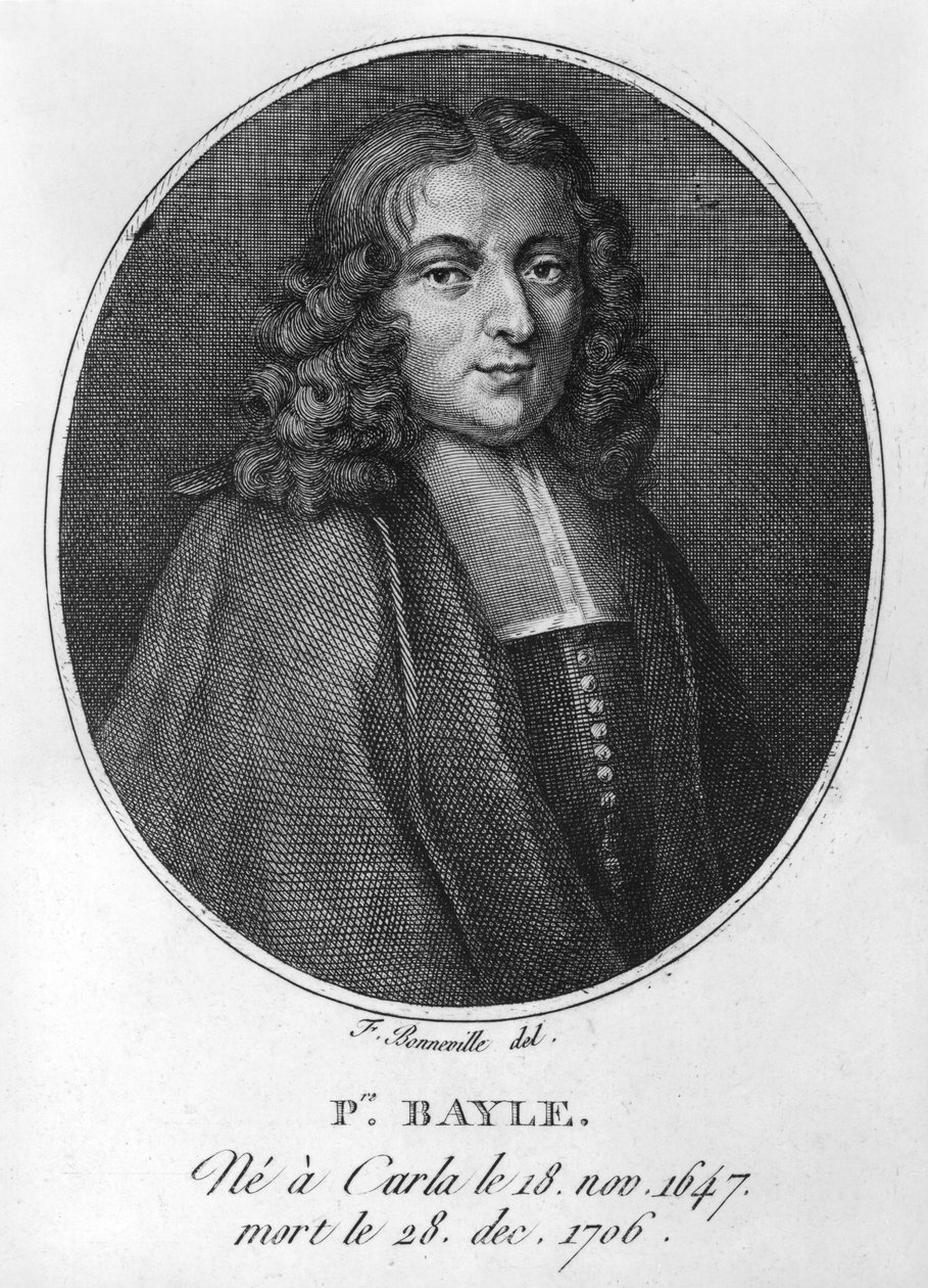 Ritratto di Pierre Bayle (1647-1706) da French School