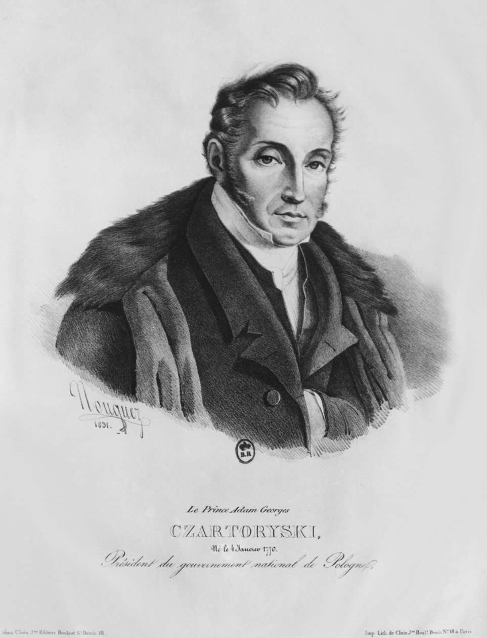 Principe Adam George Czartoryski, 1831 da French School