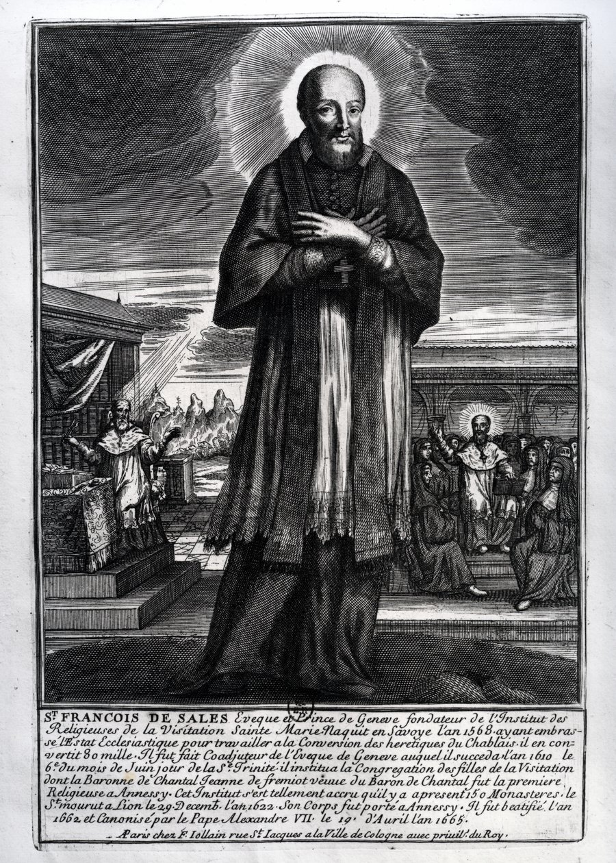 San Francesco di Sales (1568-1622) da French School