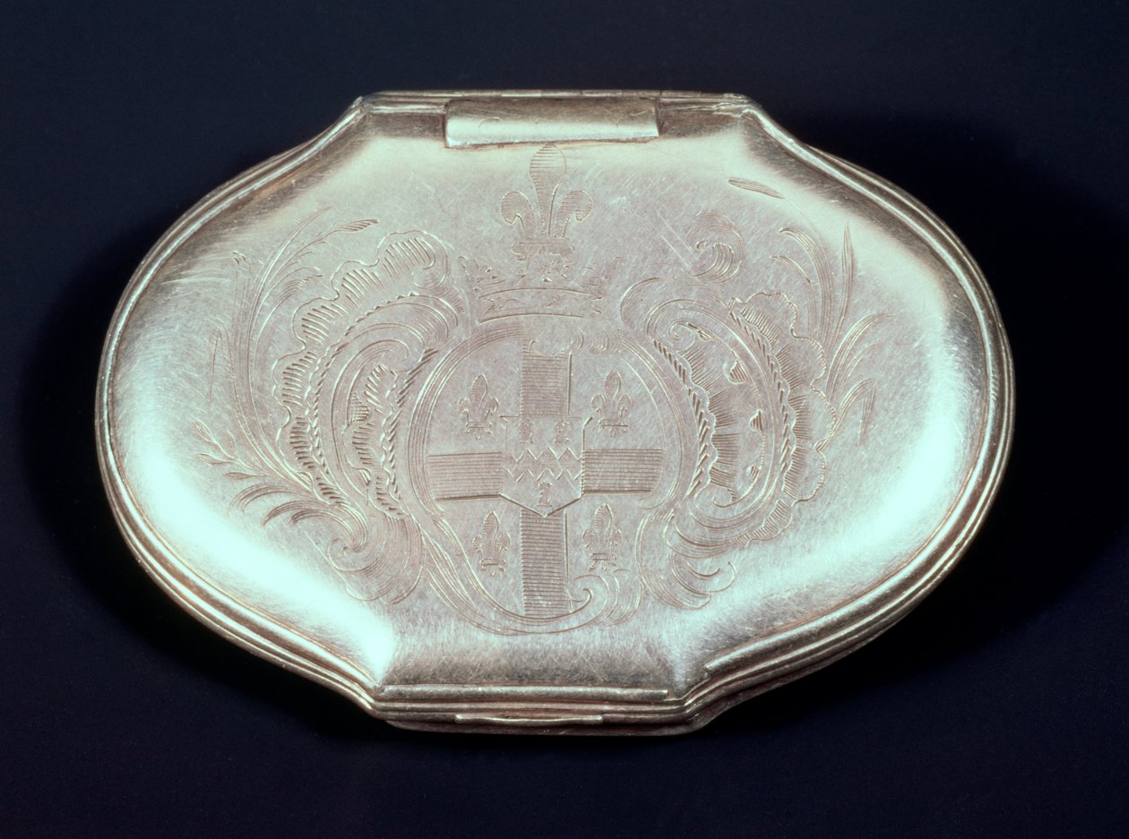 Scatola da fiuto con stemma (c.1820) da French School