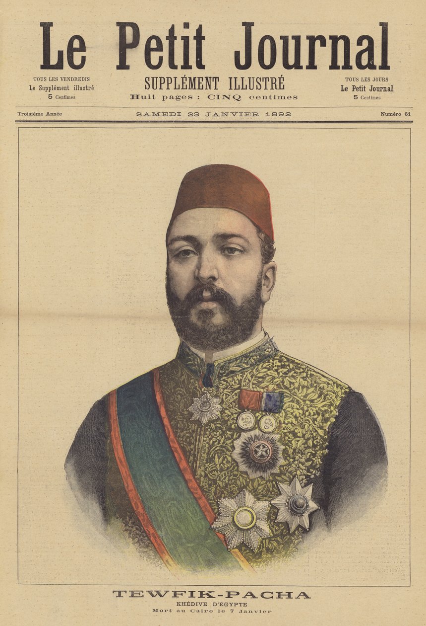 Tewfik Pasha, Chedivè d