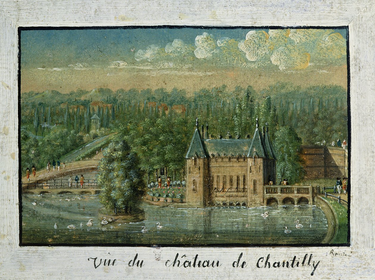 Il Castello di Chantilly da French School