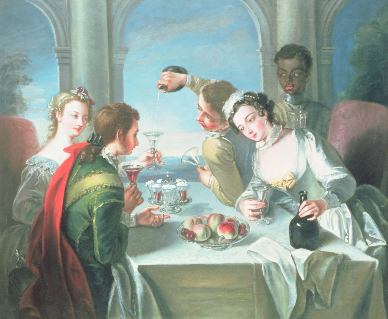 I cinque sensi: Il senso del gusto, dopo Philippe Mercier da French School
