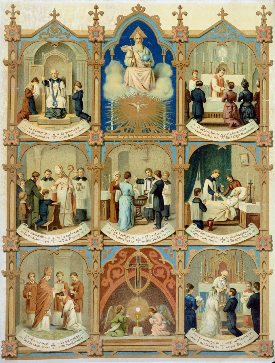 I sette sacramenti da French School